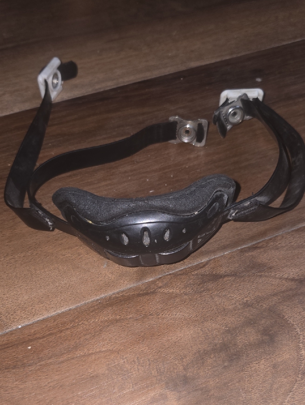 Kids Black Protective Chin Guard with Adjustable Straps